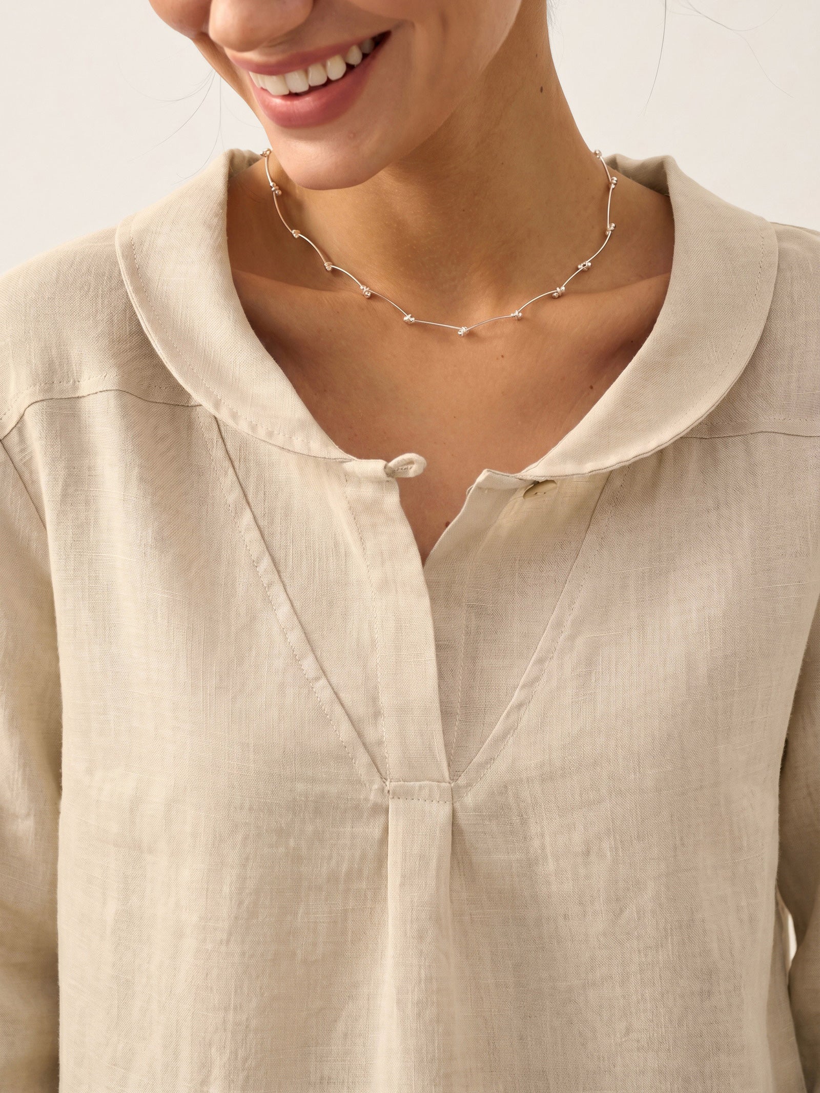Blusa Jade de Lino Puro – Elegancia Atemporal