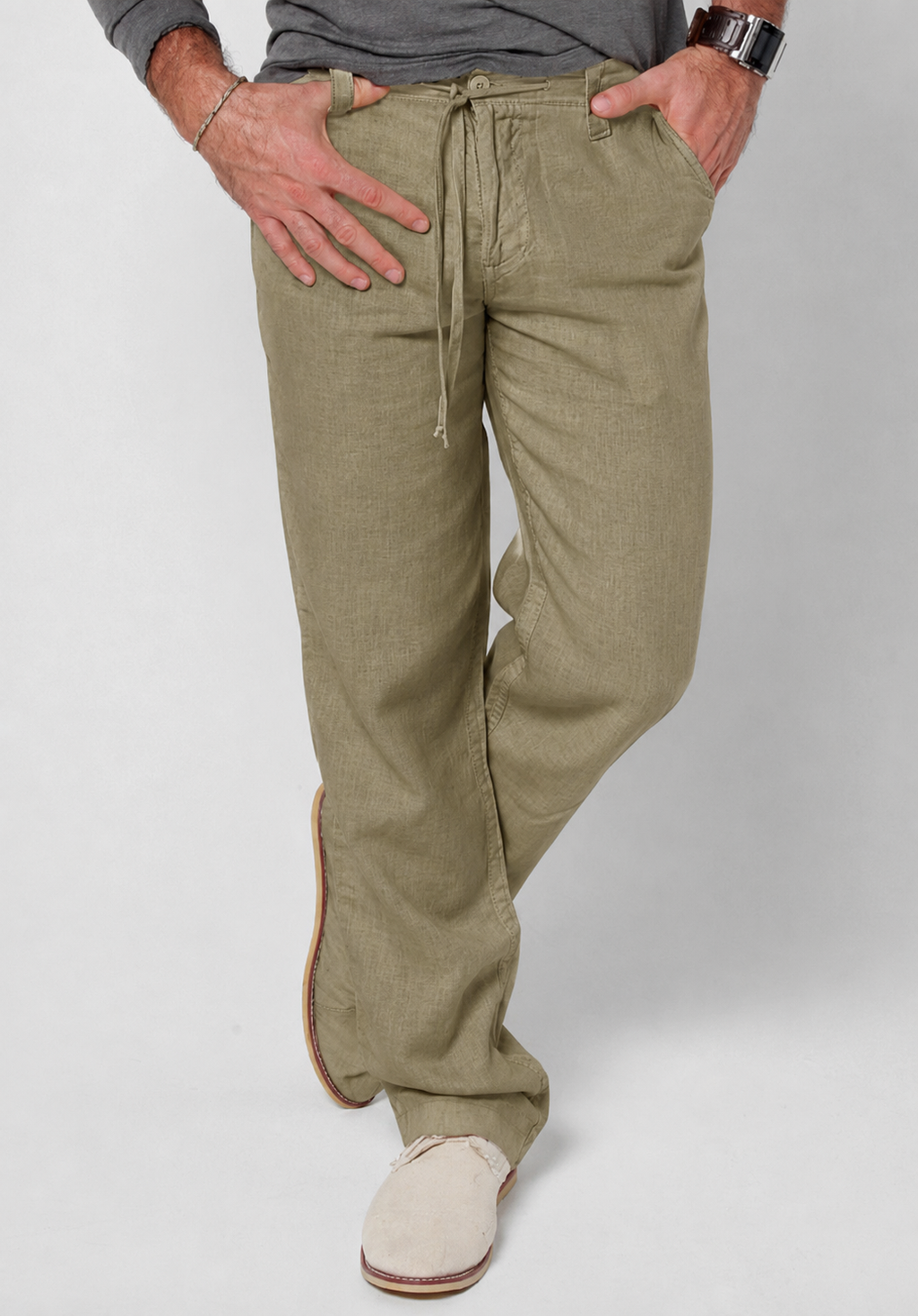 Pantalones con Cordones Ajustables