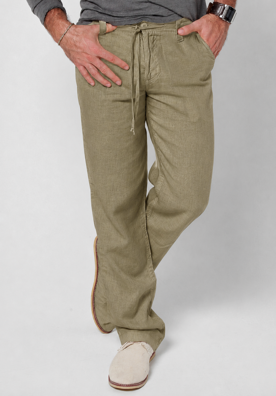 Pantalones con Cordones Ajustables