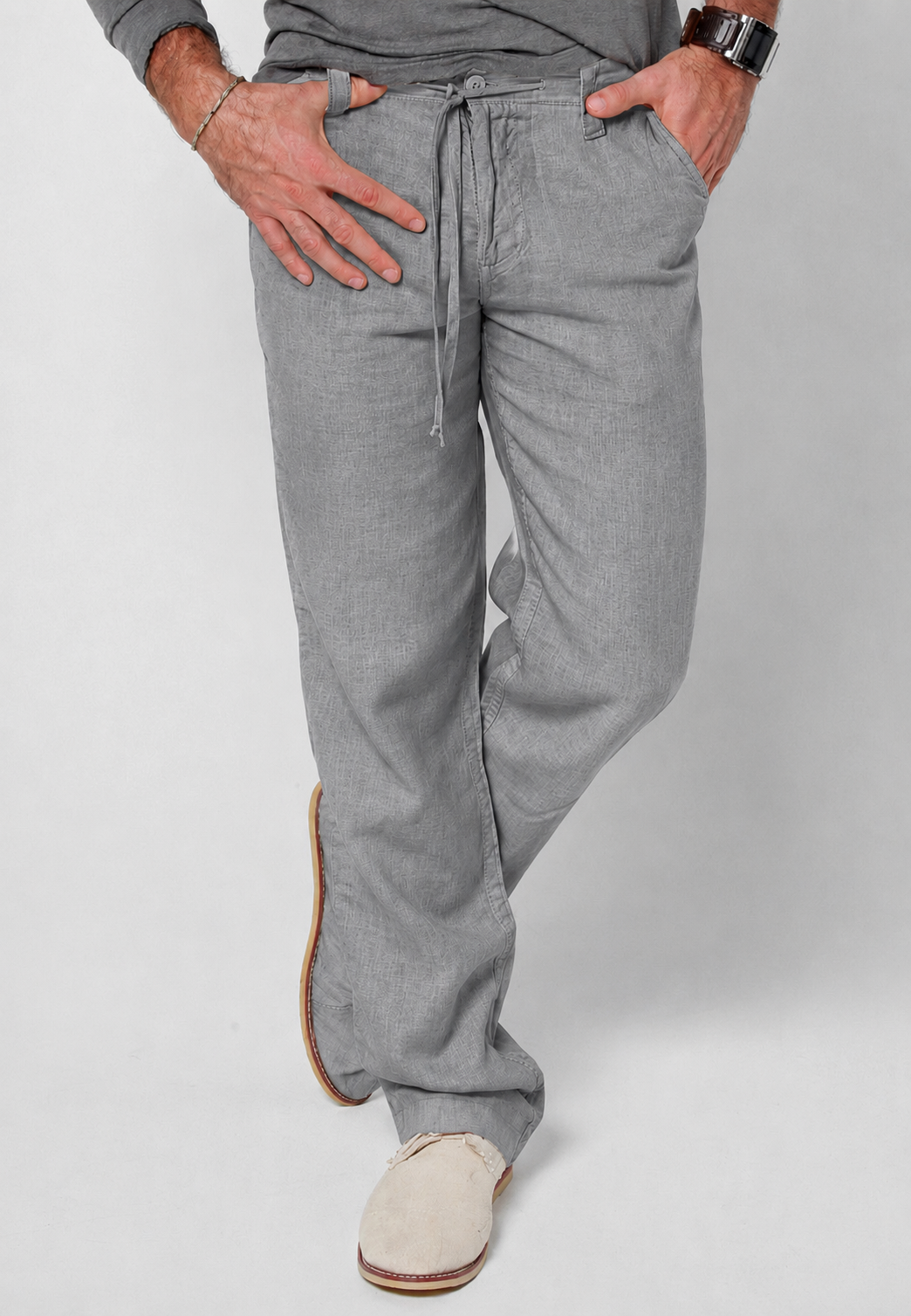 Pantalones con Cordones Ajustables