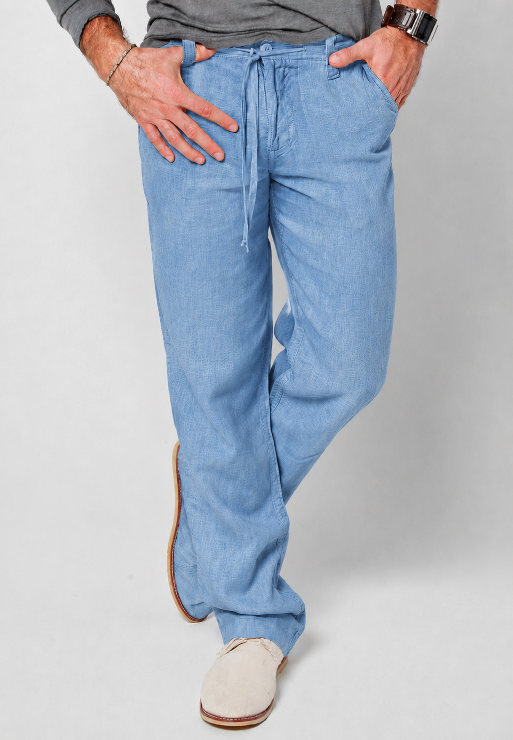 Pantalones con Cordones Ajustables