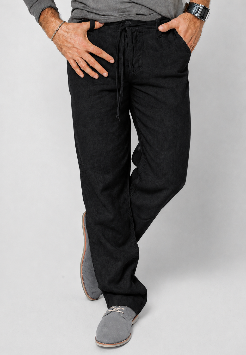 Pantalones con Cordones Ajustables