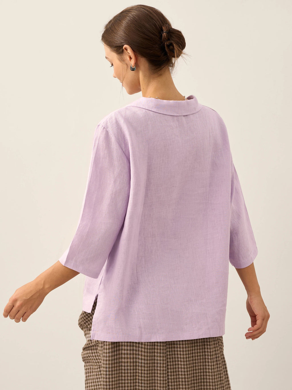 Blusa Jade de Lino Puro – Elegancia Atemporal