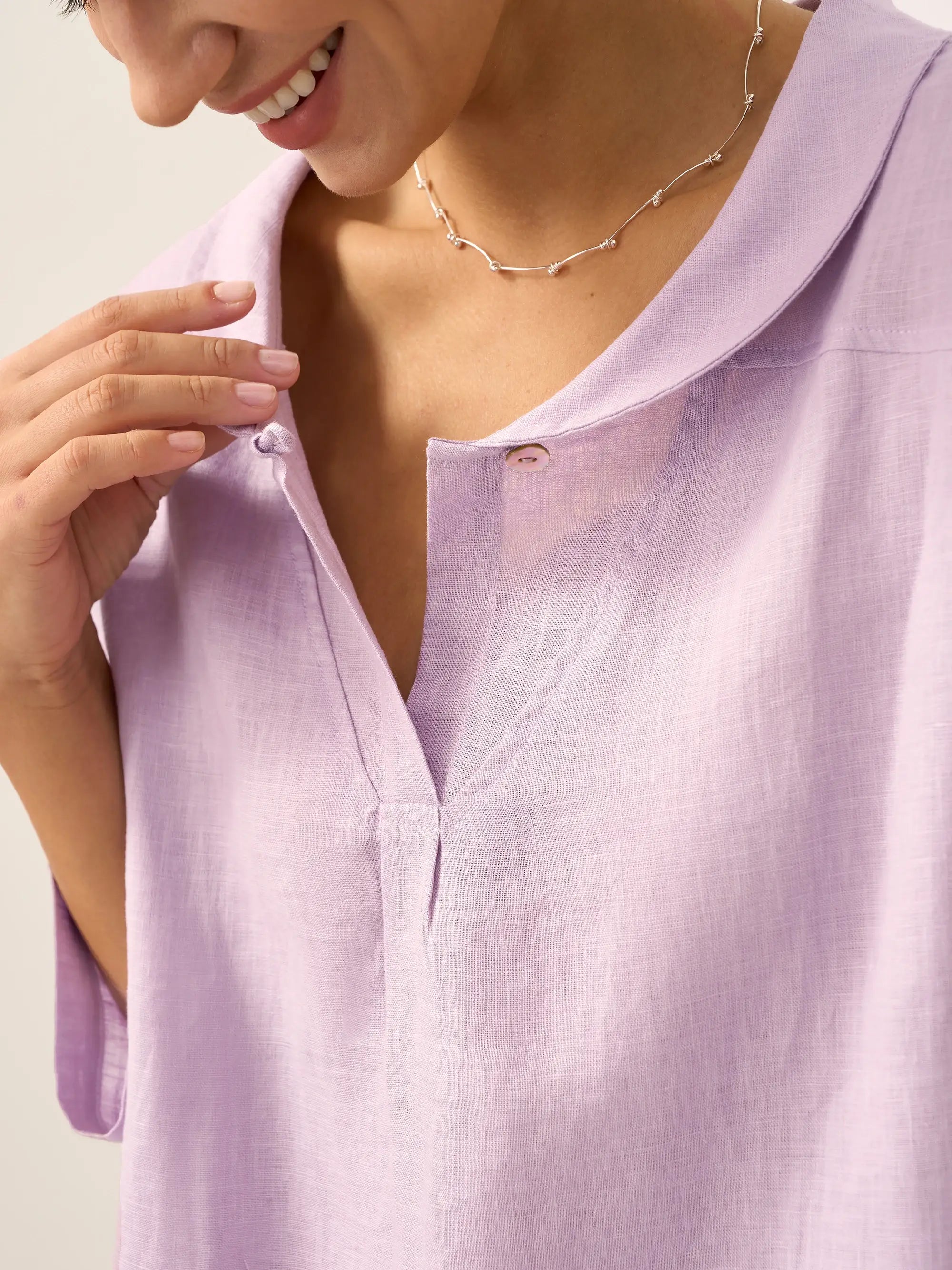 Blusa Jade de Lino Puro – Elegancia Atemporal
